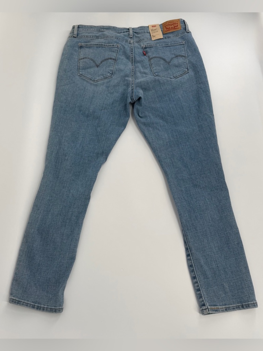 Levi’s 711 Skinny Ankle Jeans Women 16 W33 Distressed Stretch New - Picture 2 of 16